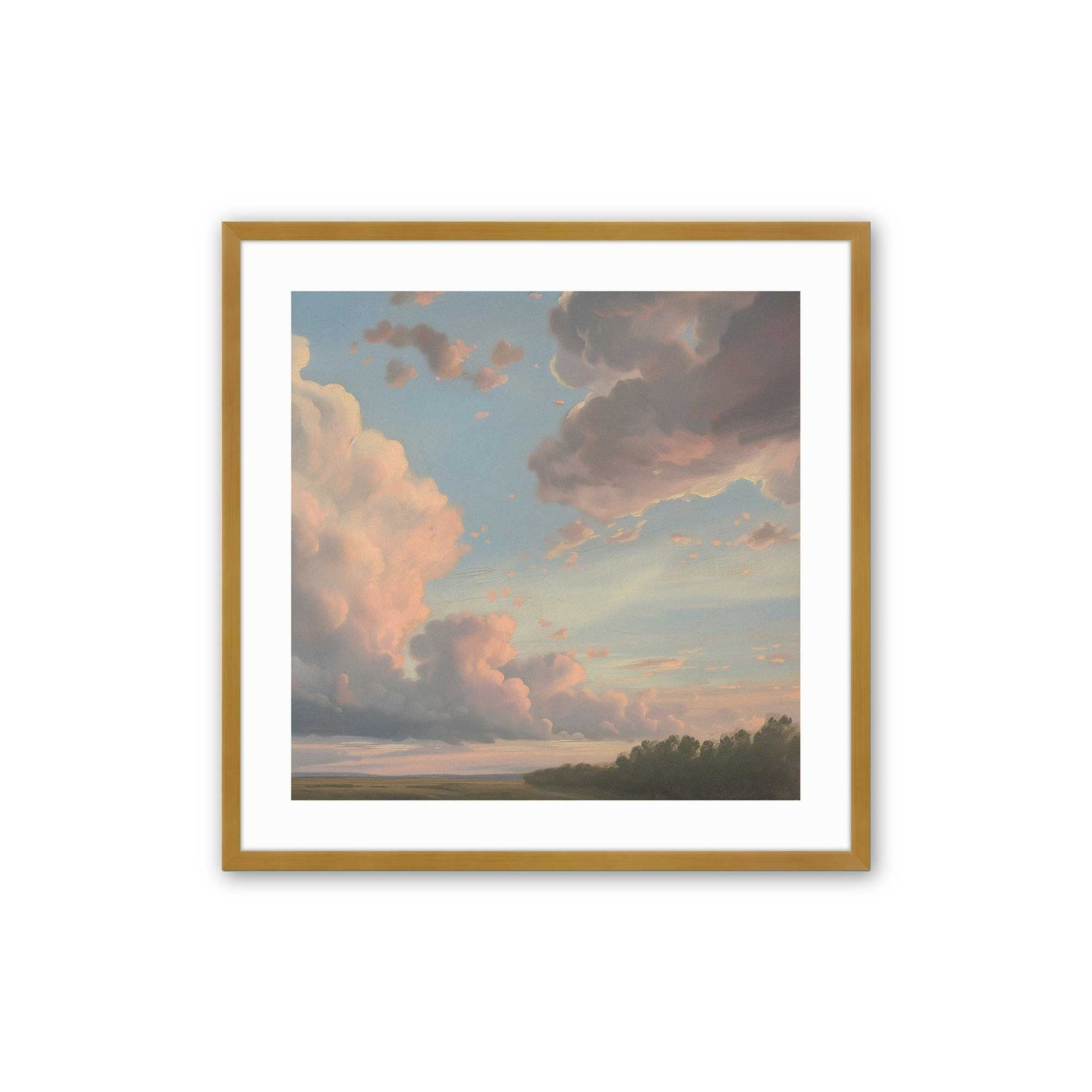 [Color:Polished Gold], Picture of art in a Polished Gold frame