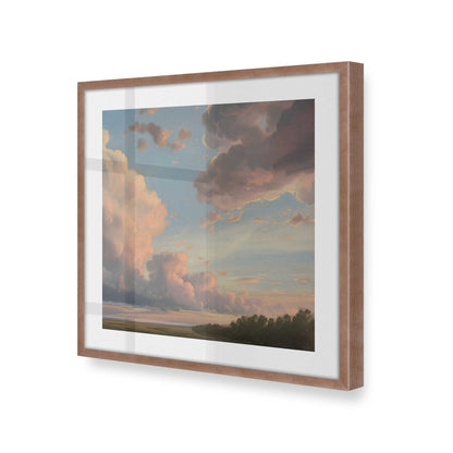 [Color:Powder Rose], Picture of art in a Powder Rose frame at an angle