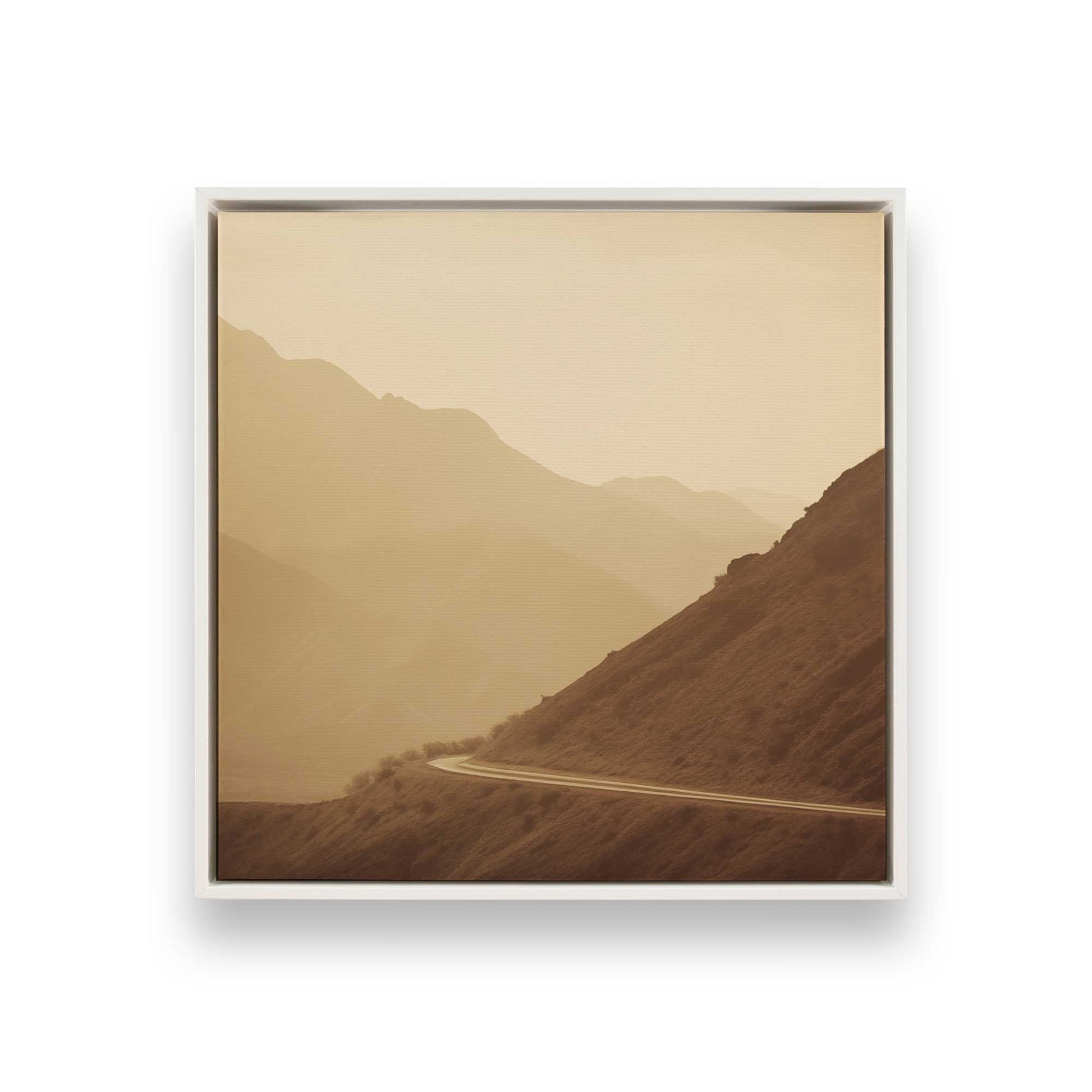 [Color:Opaque White], Picture of art in a White frame