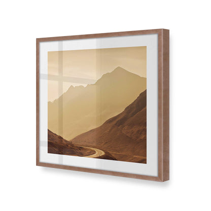 [Color:Powder Rose], Picture of art in a Powder Rose frame at an angle