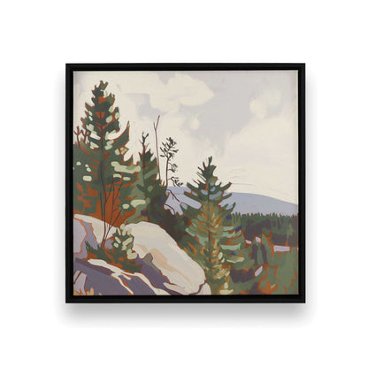 [Color:Satin Black], Picture of art in a Satin Black frame