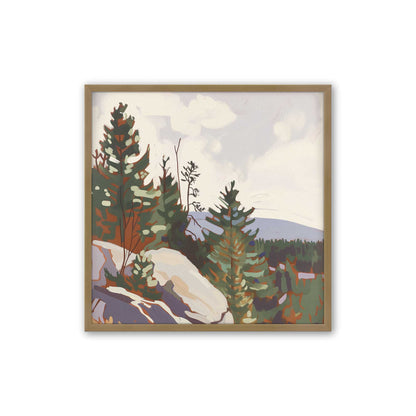 [Color:Brushed Gold], Picture of art in a Brushed Gold frame