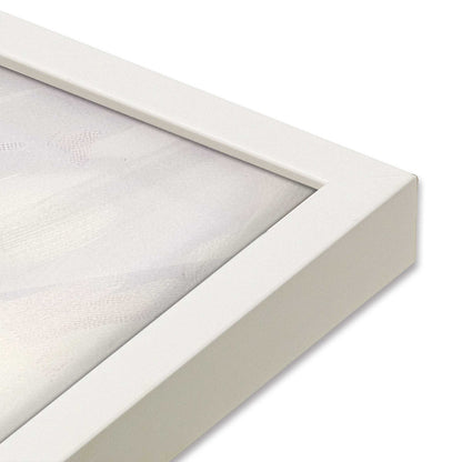 [Color:Opaque White], Picture of art in a Opaque White frame of the corner