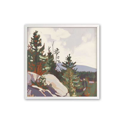 [Color:Opaque White], Picture of art in a Opaque White frame