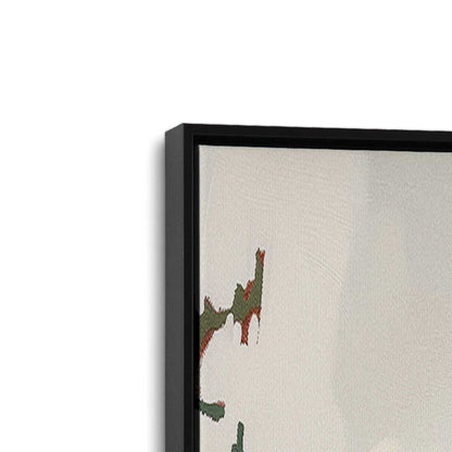 [Color:Satin Black], Picture of art in a Satin Black frame at an angle