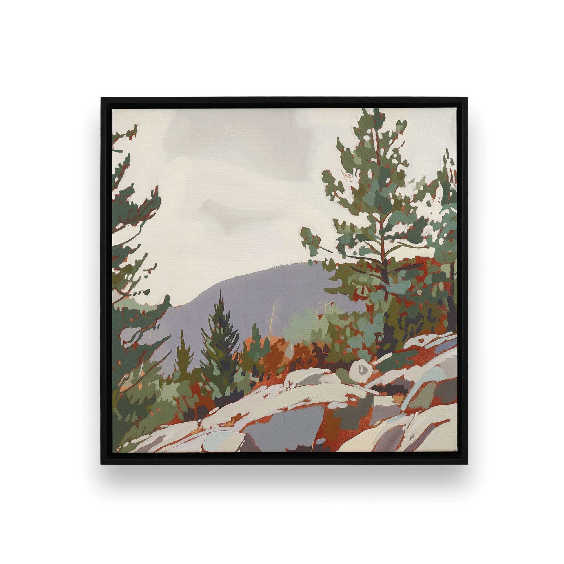 [Color:Satin Black], Picture of art in a Satin Black frame