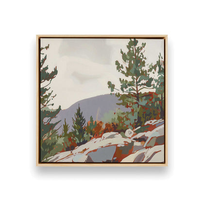 [Color:American Maple], Picture of art in a American Maple frame