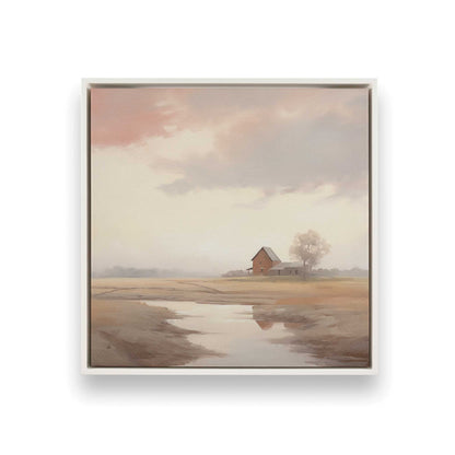 [Color:Opaque White], Picture of art in a White frame