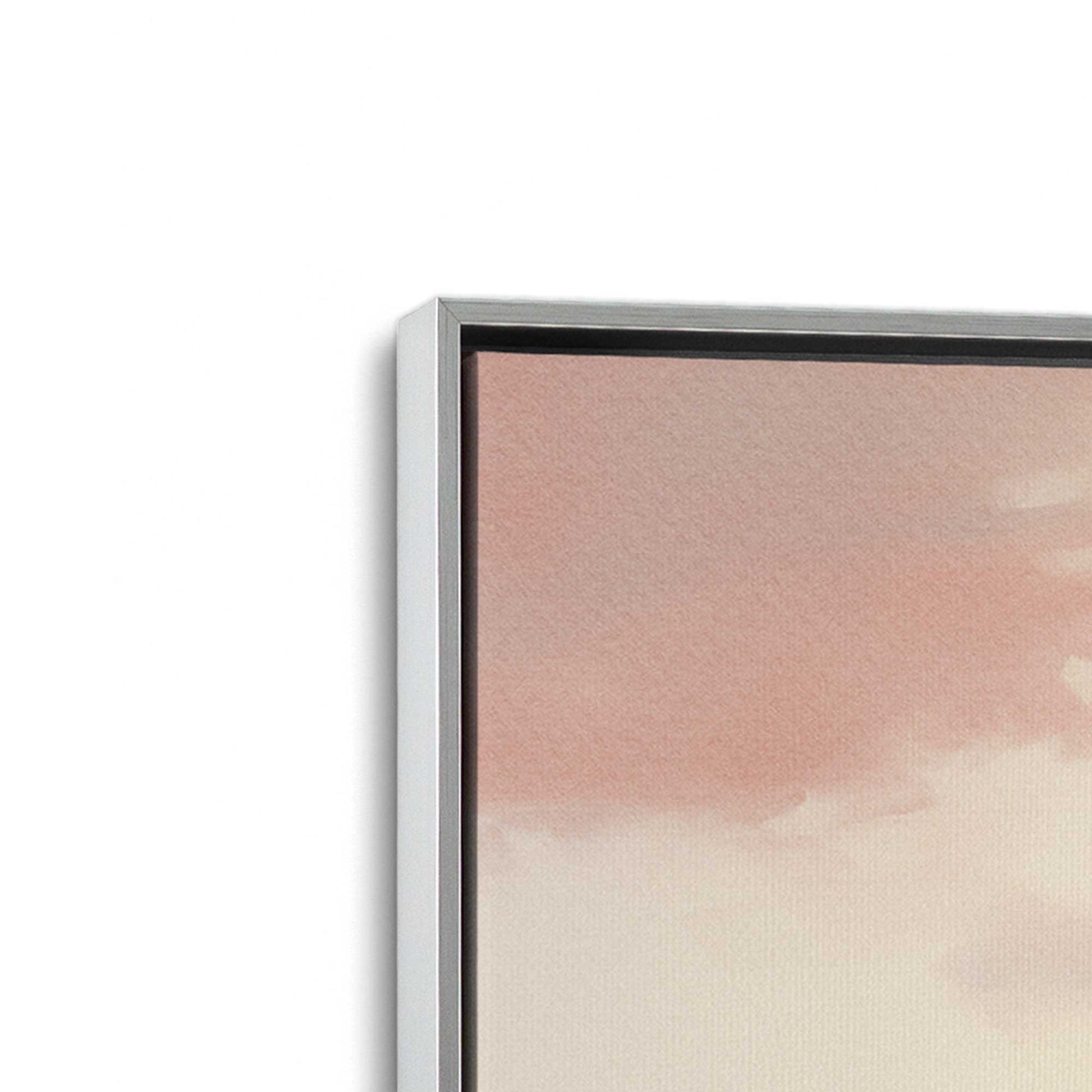 [Color:Polished Chrome], Picture of art in a Polished Chrome frame at an angle