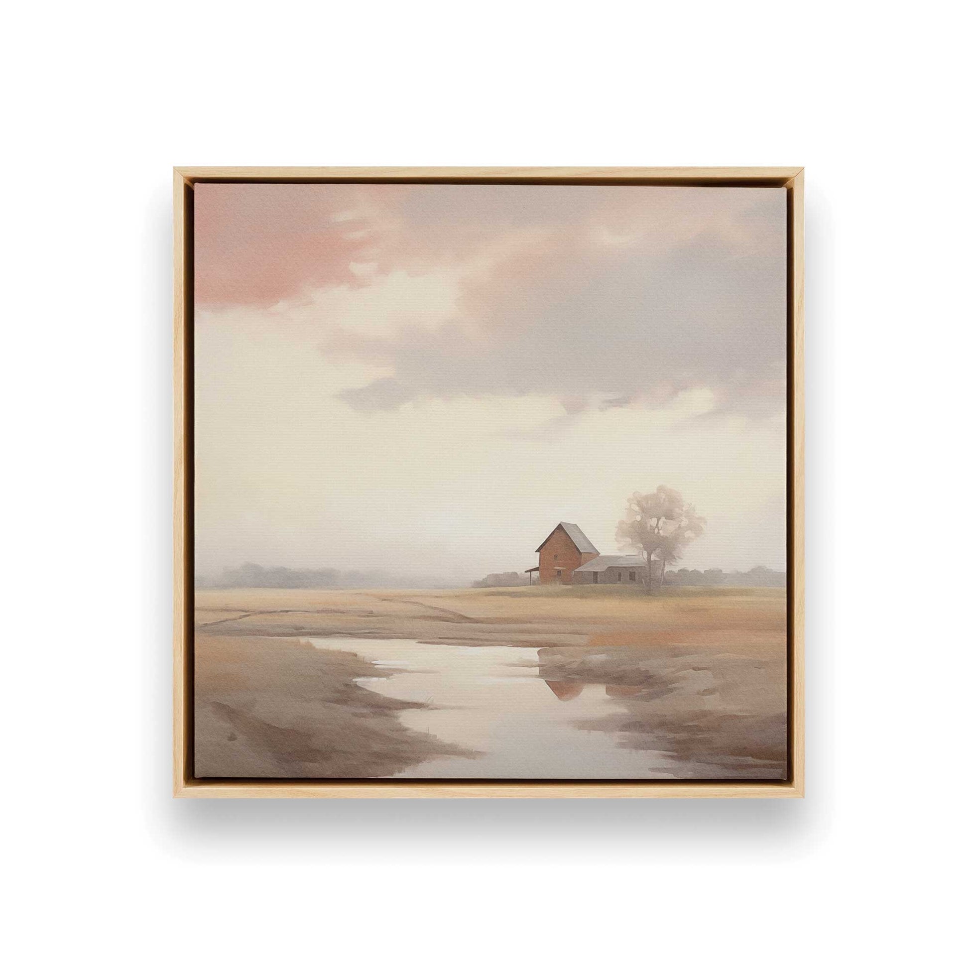 [Color:American Maple], Picture of art in a American Maple frame