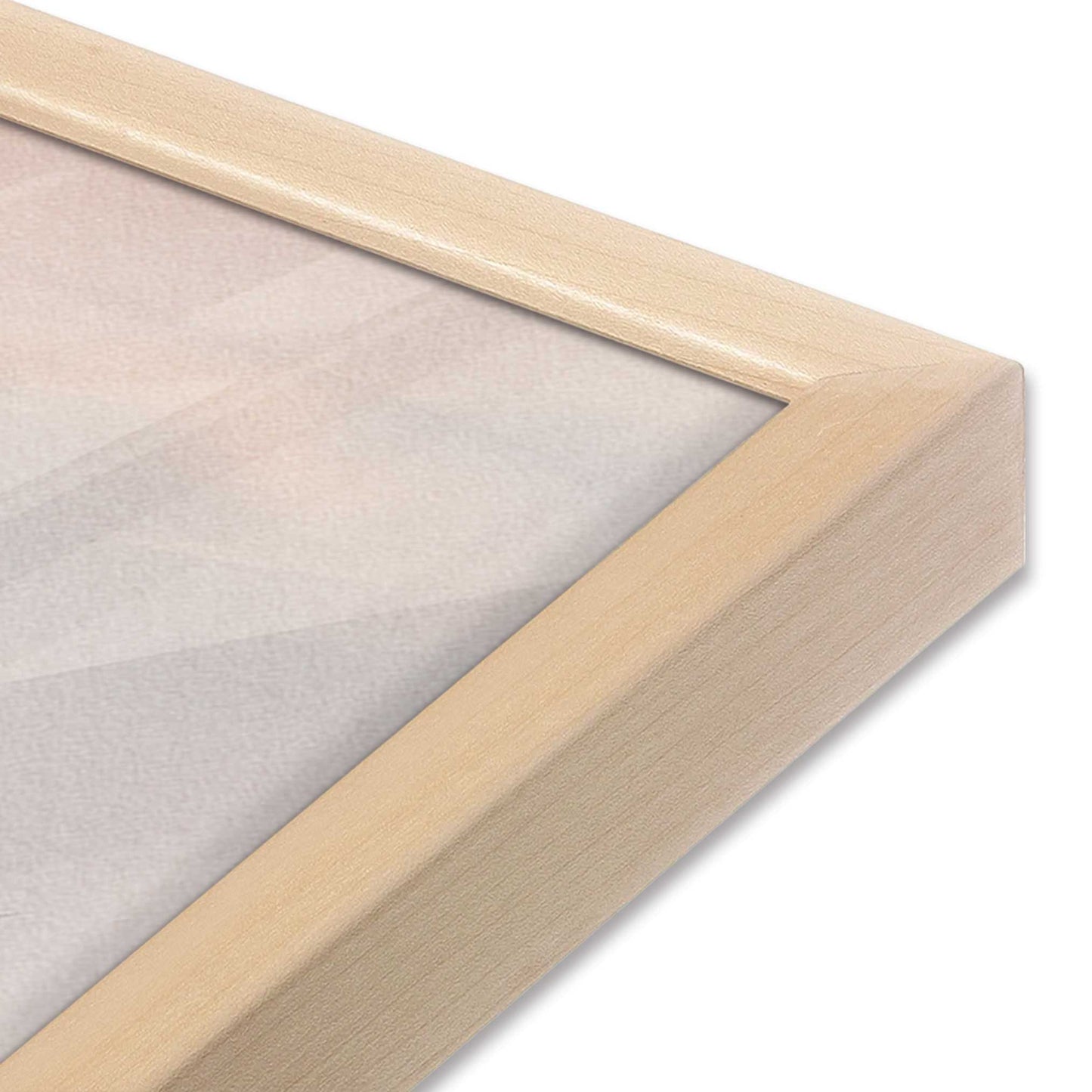 [Color:Raw Maple], Picture of art in a Raw Maple frame of the corner