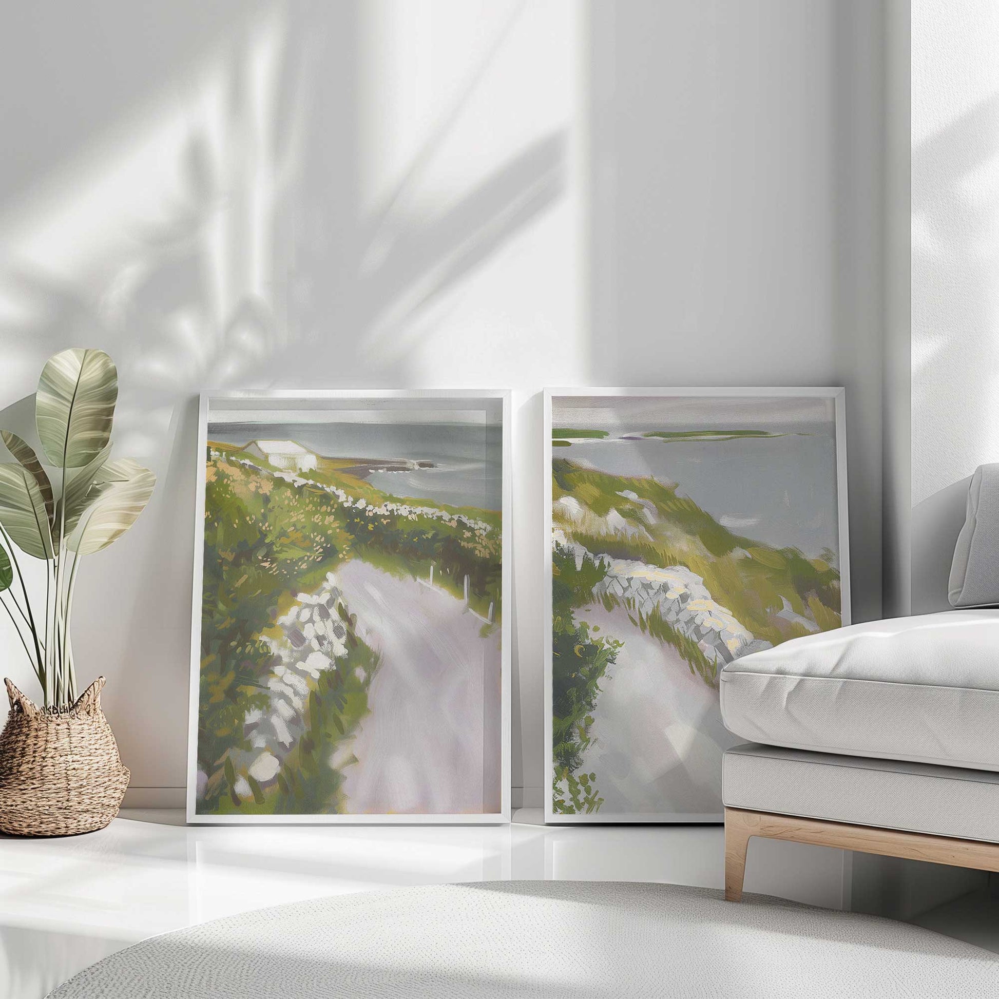 [Color:Opaque White] Picture of art in a Opaque White frame