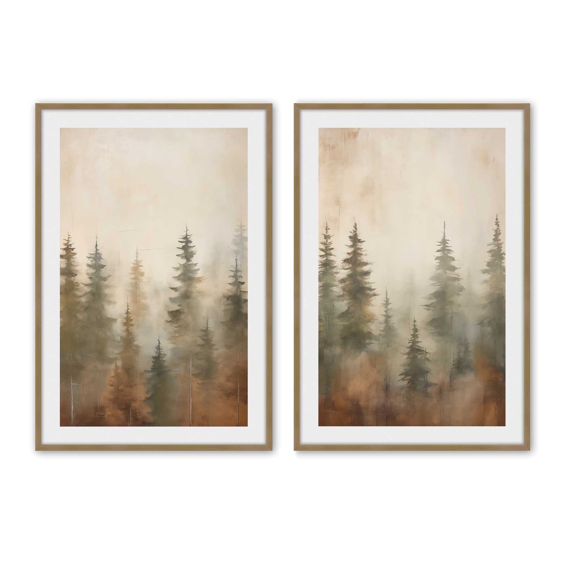 [Color:Brushed Gold] Picture of art in a Brushed Gold frame