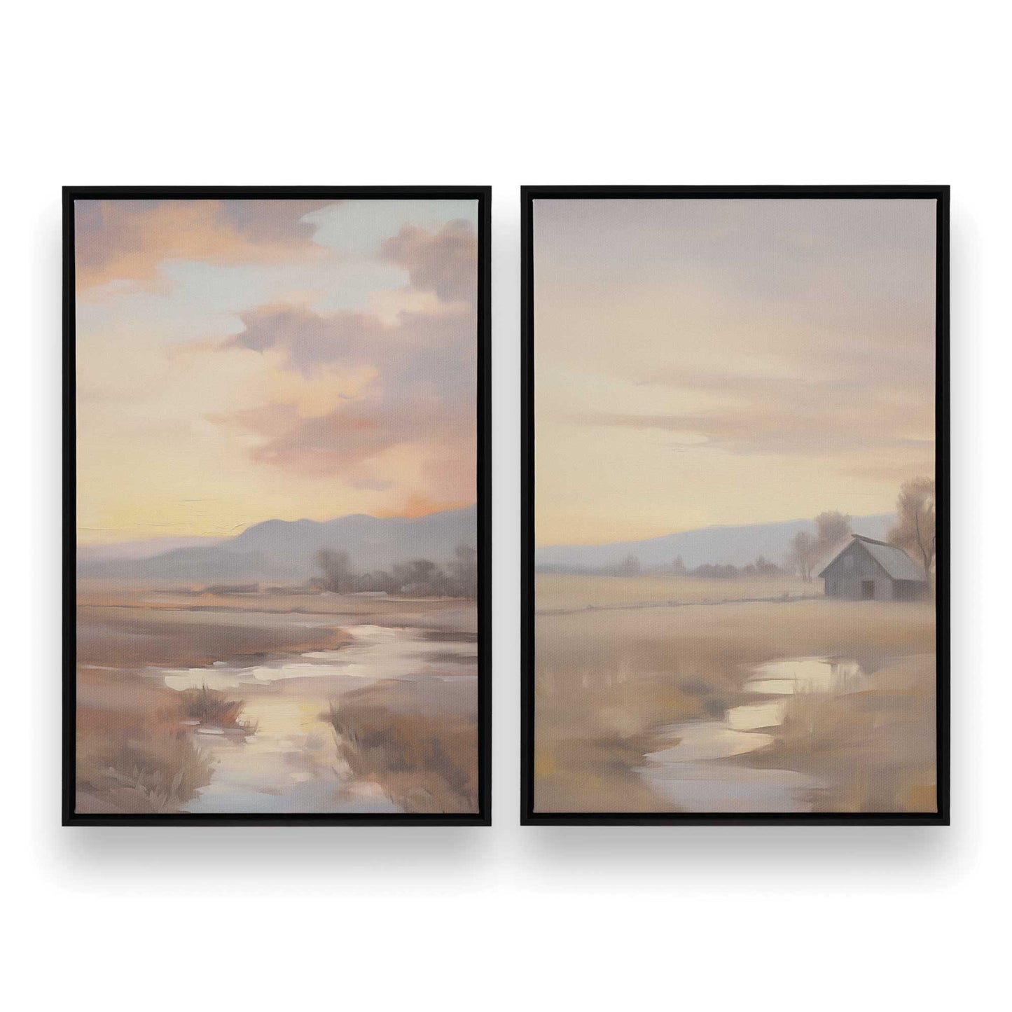 [Color:Satin Black], Picture of art in a Satin Black frame