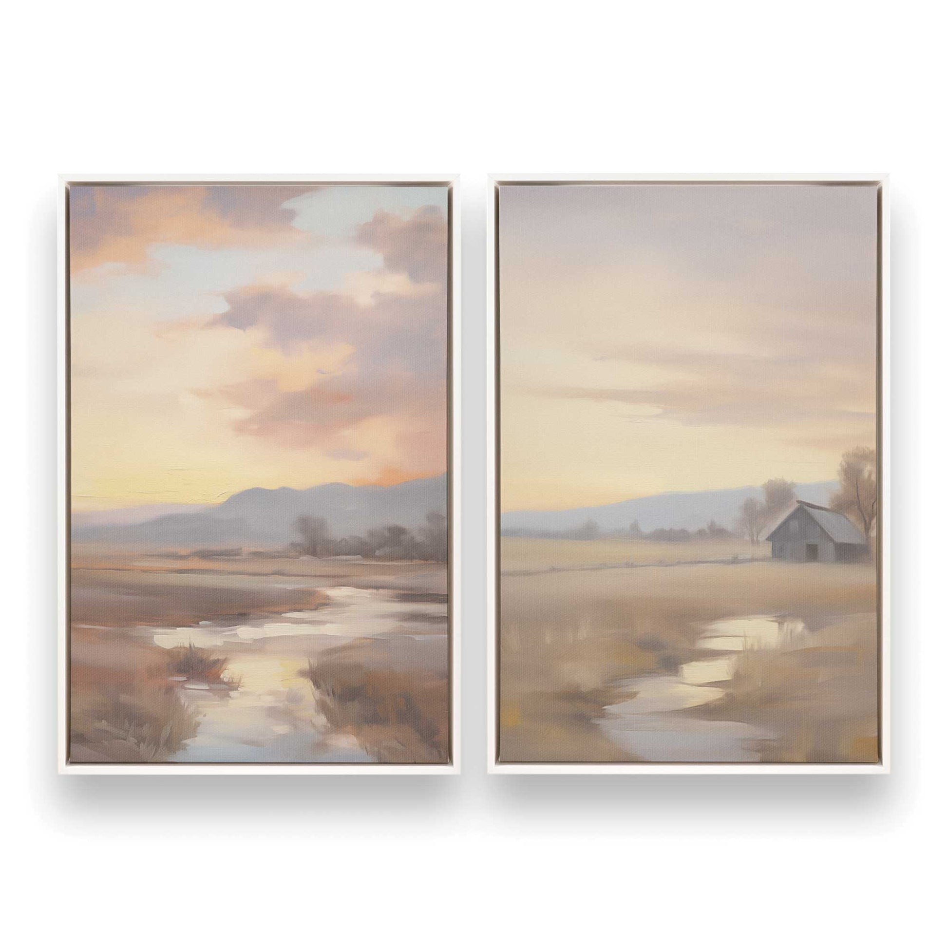 [Color:Opaque White] Picture of art in a White frame