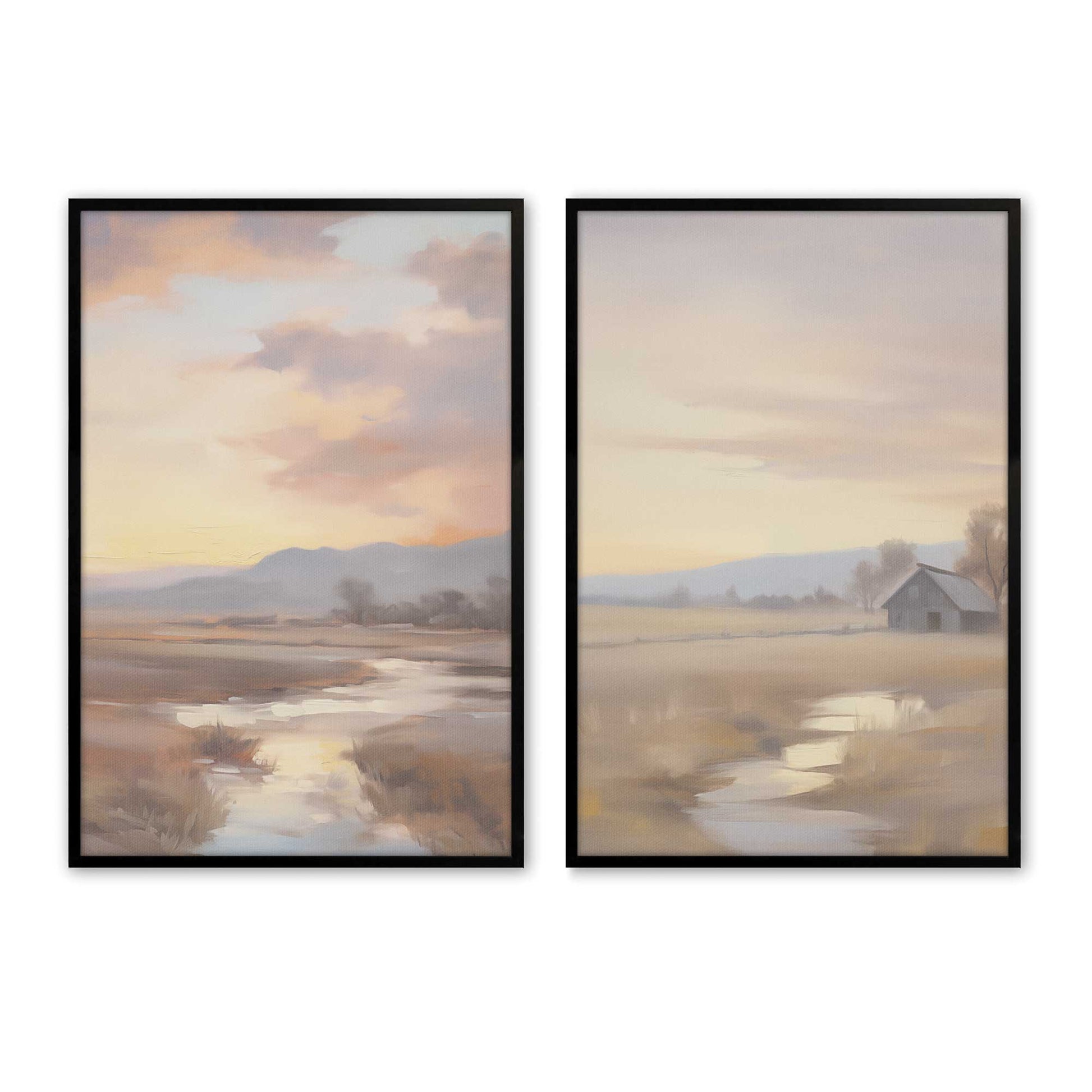 [Color:Satin Black], Picture of art in a Satin Black frame