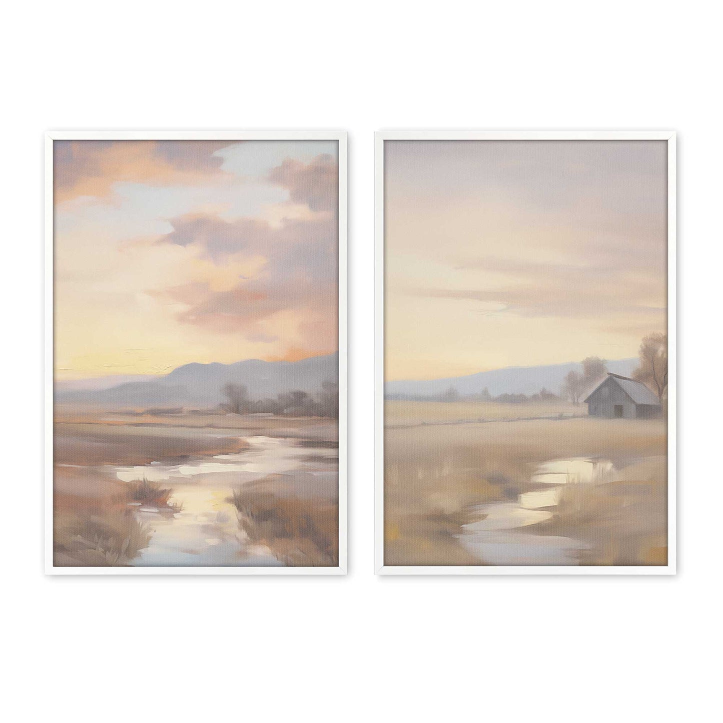 [Color:Opaque White] Picture of art in a Opaque White frame