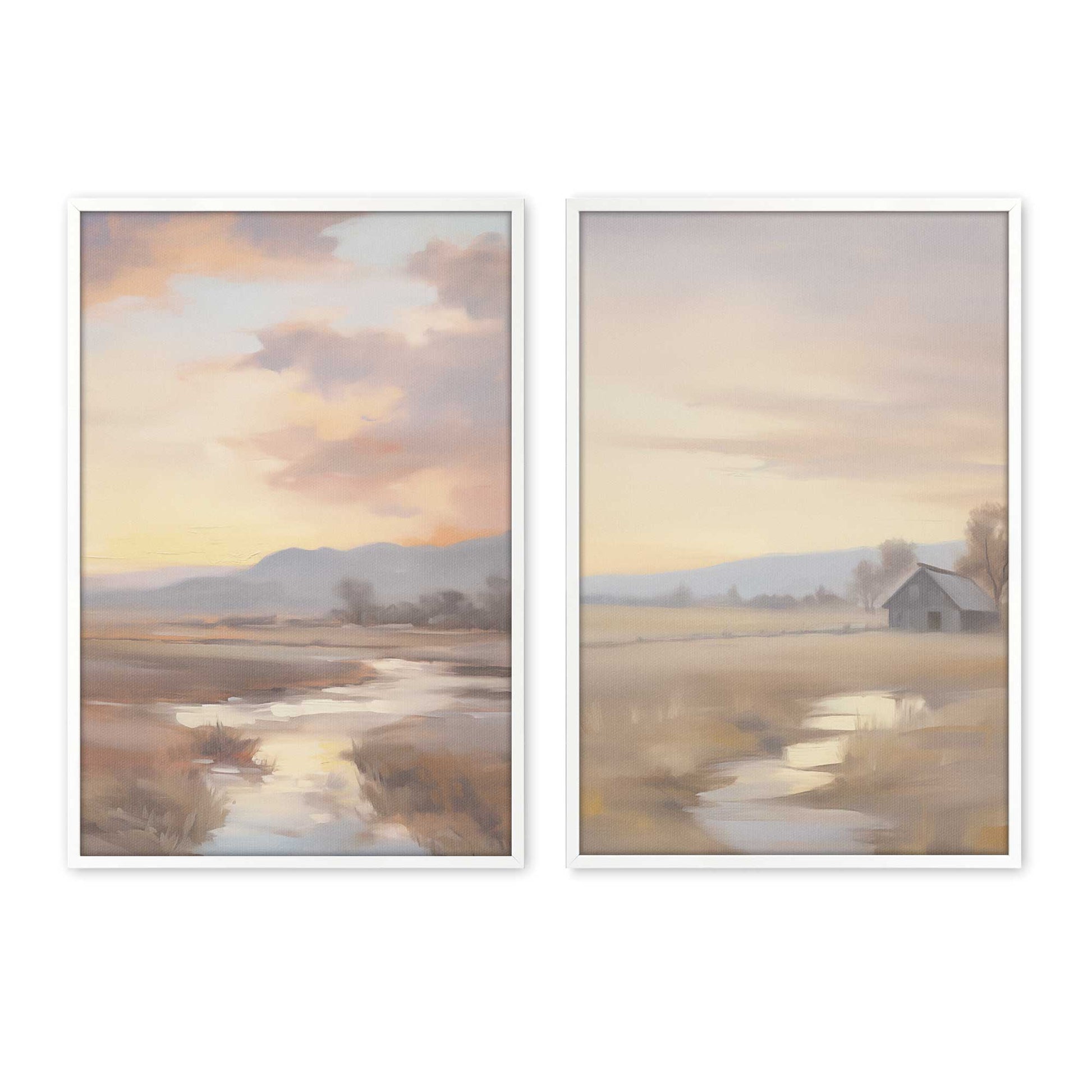 [Color:Opaque White], Picture of art in a Opaque White frame