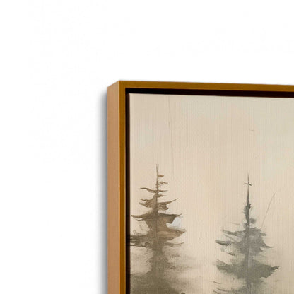 [Color:Polished Gold], Picture of art in a Polished Gold frame at an angle