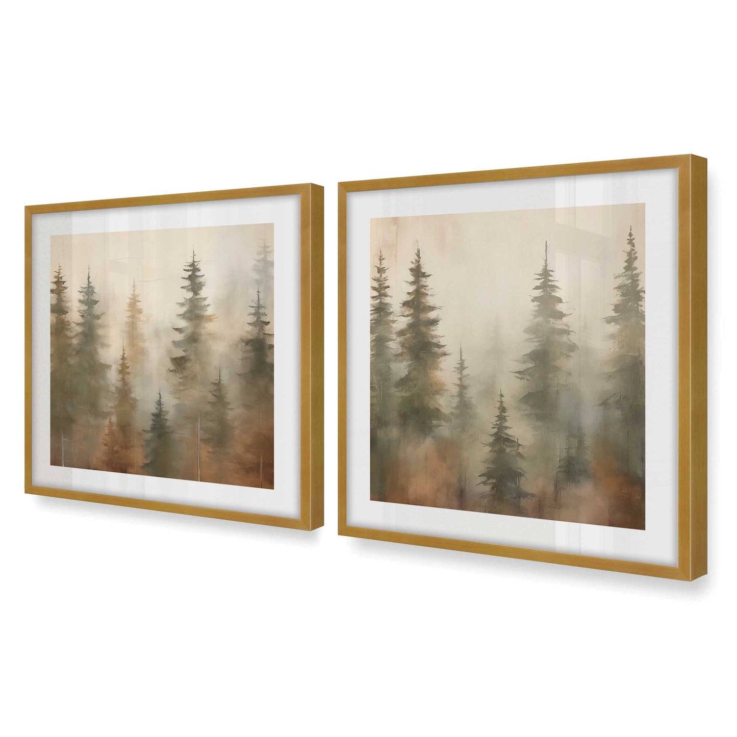 [Color:Polished Gold], Picture of art in a Polished Gold frame of the corner