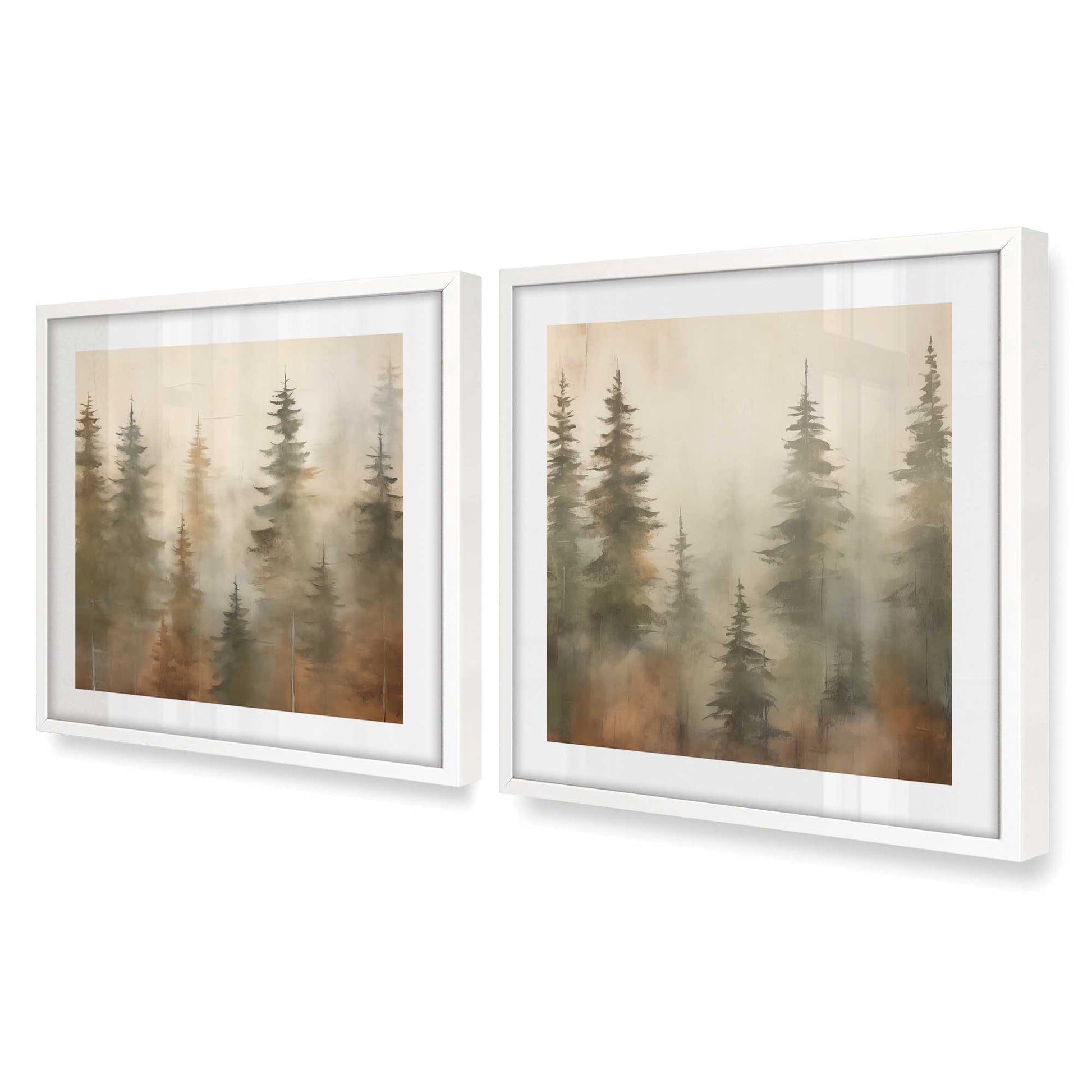 [Color:Opaque White], Picture of art in a Opaque White frame at an angle