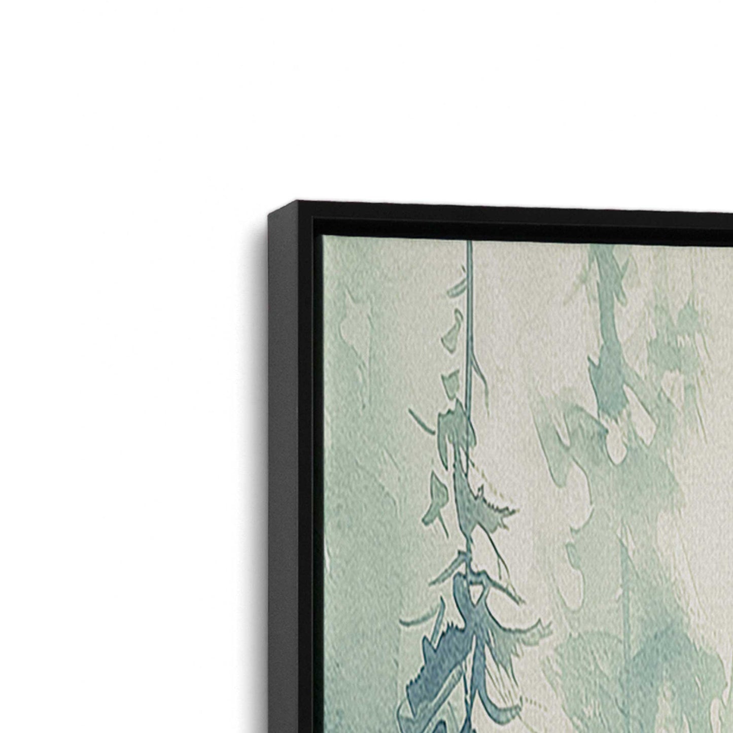 Woodland Birds in Mist, Set of 2 Print on Canvas