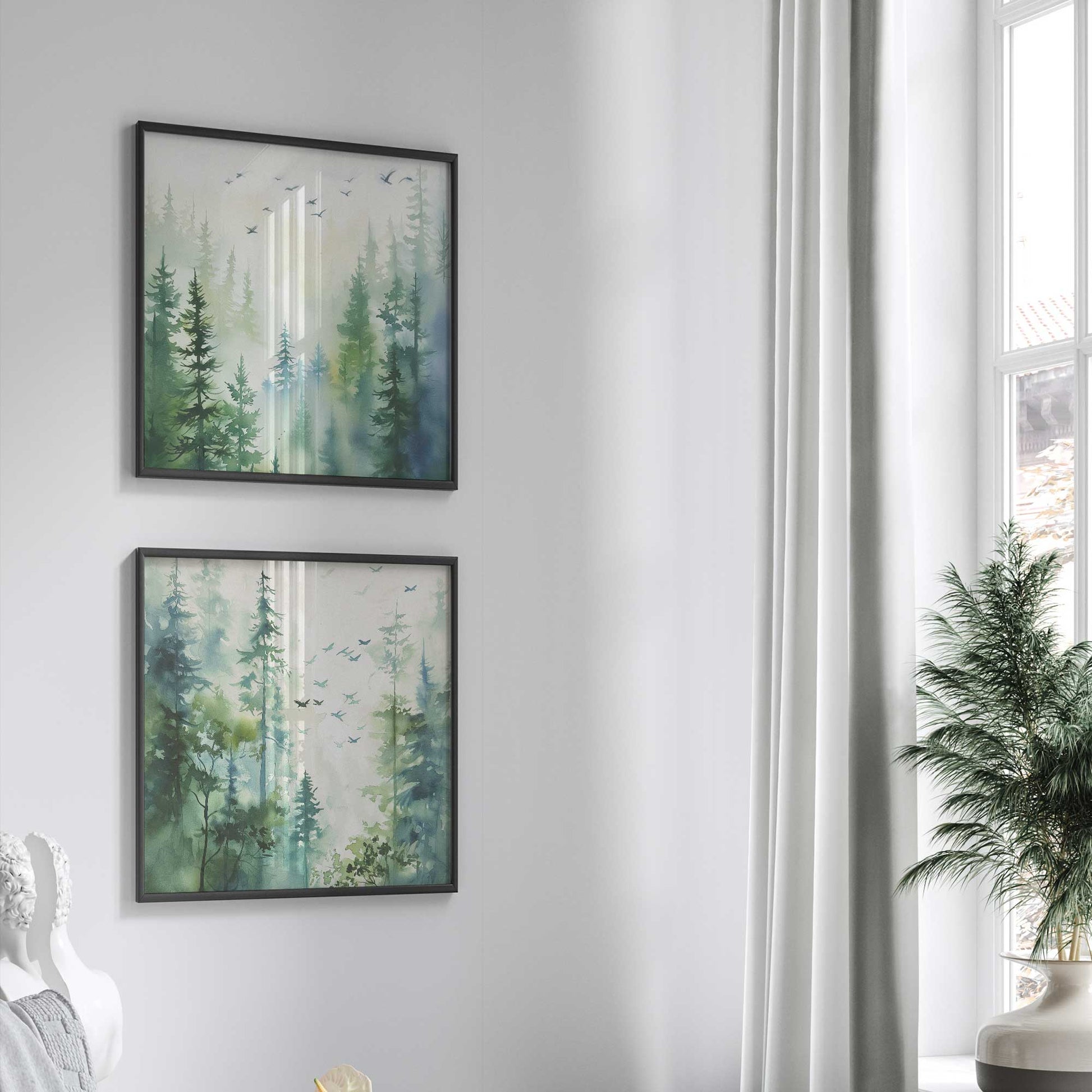 [Color:Opaque White], Picture of art in a Opaque White frame