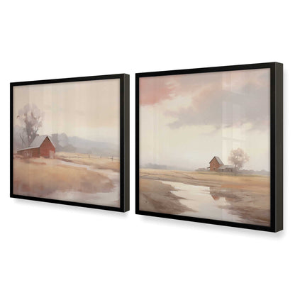 [Color:Satin Black], Picture of art in a Satin Black frame at an angle