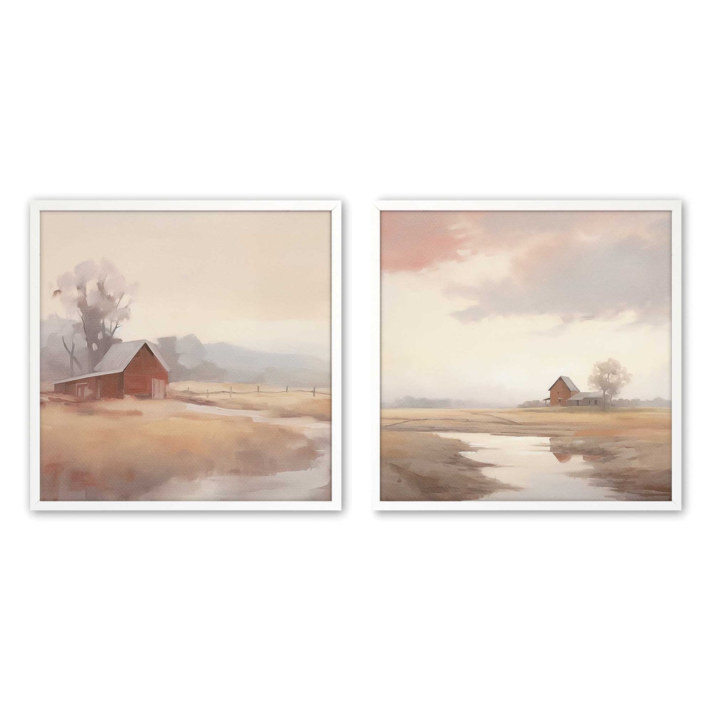 [Color:Opaque White], Picture of art in a Opaque White frame