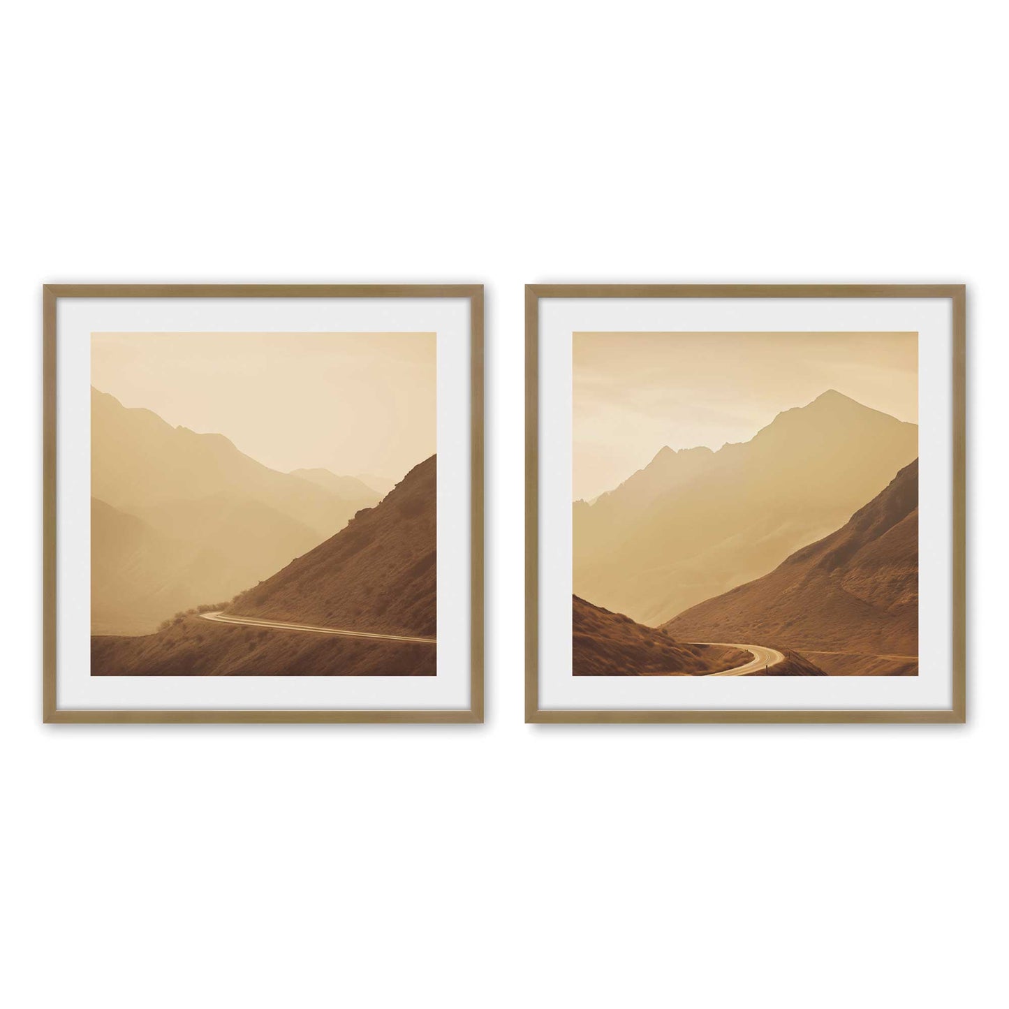 [Color:Brushed Gold], Picture of art in a Brushed Gold frame