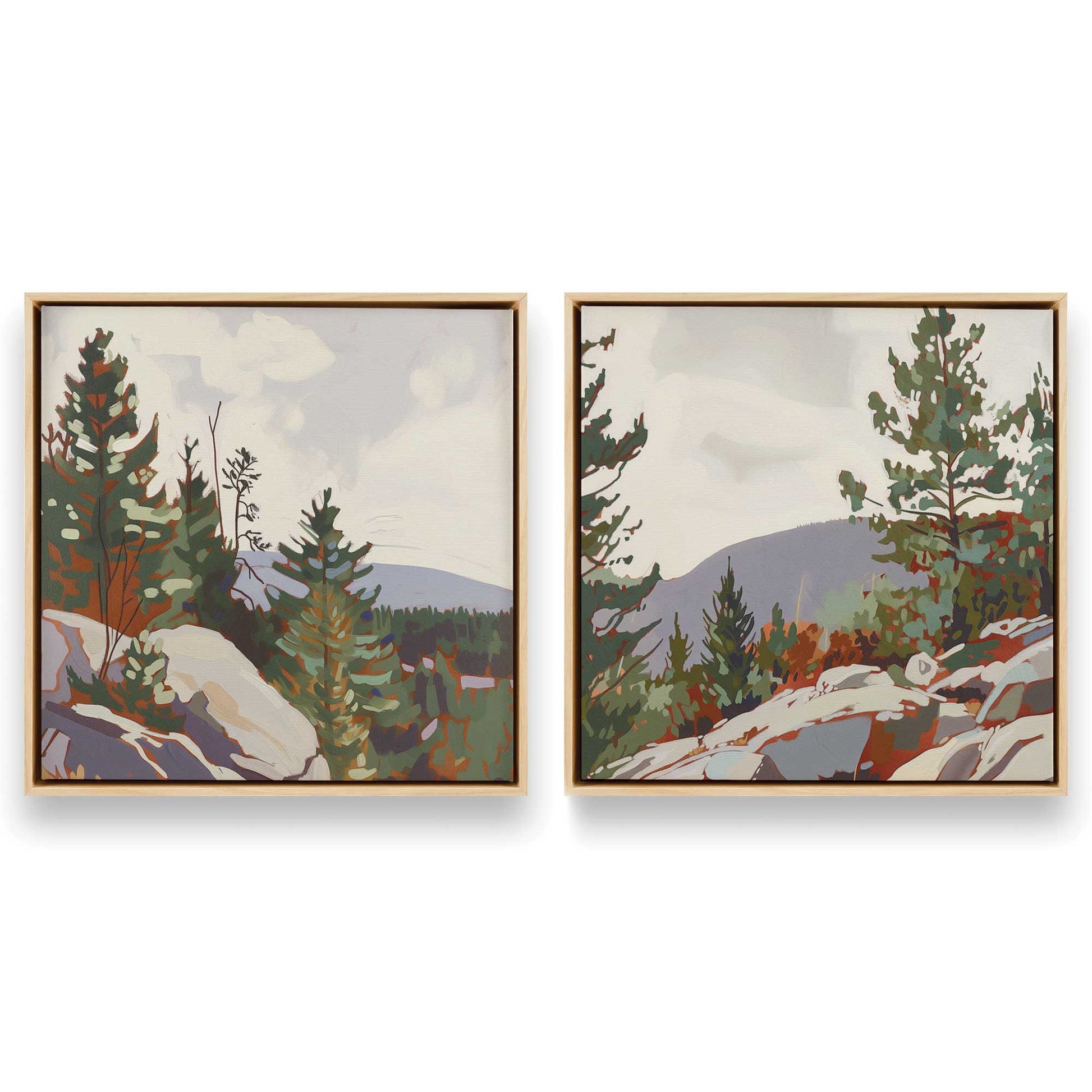 [Color:American Maple], Picture of art in a American Maple frame