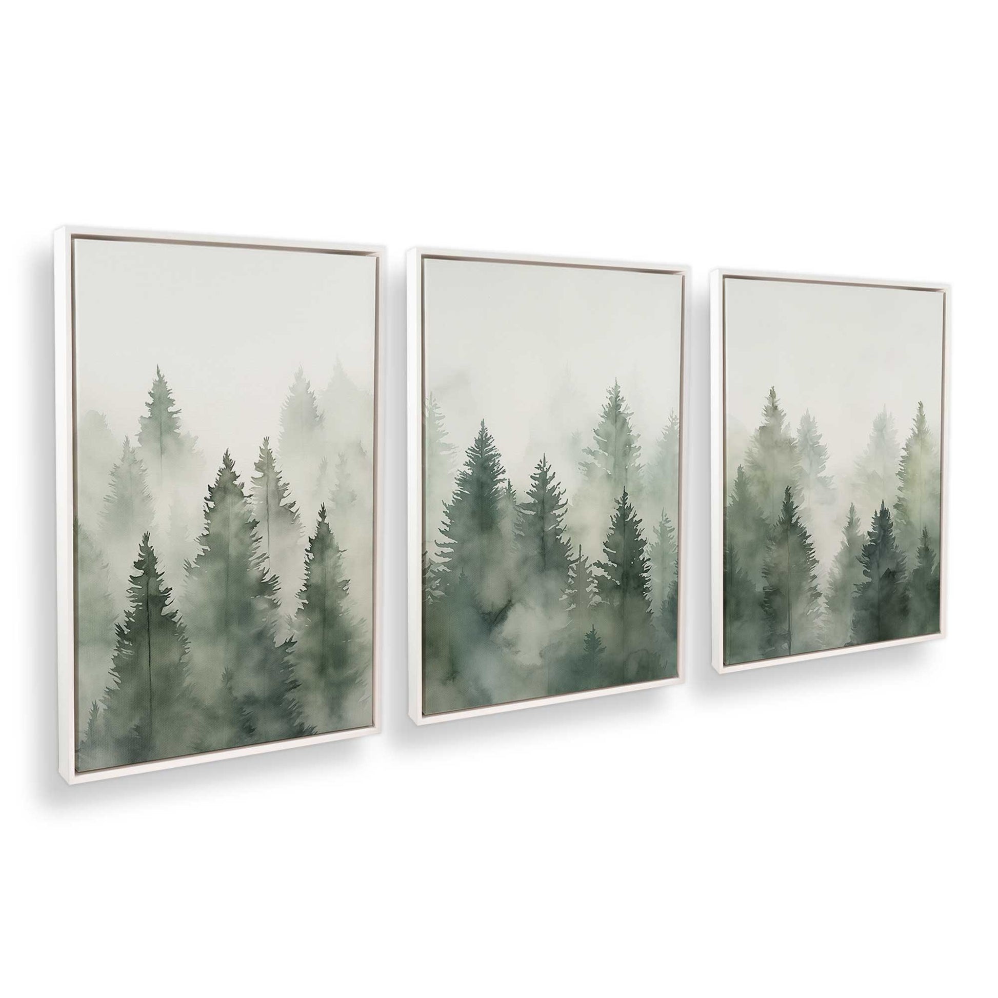 [Color:Opaque White] Picture of art in a White frame at an angle