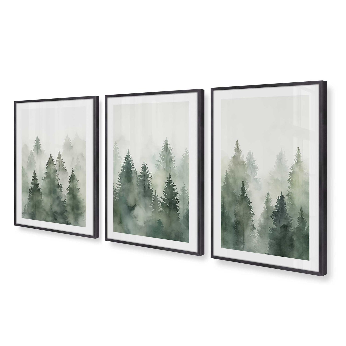 [Color:Weathered Zinc], Picture of art in a Weathered Zinc frame at an angle