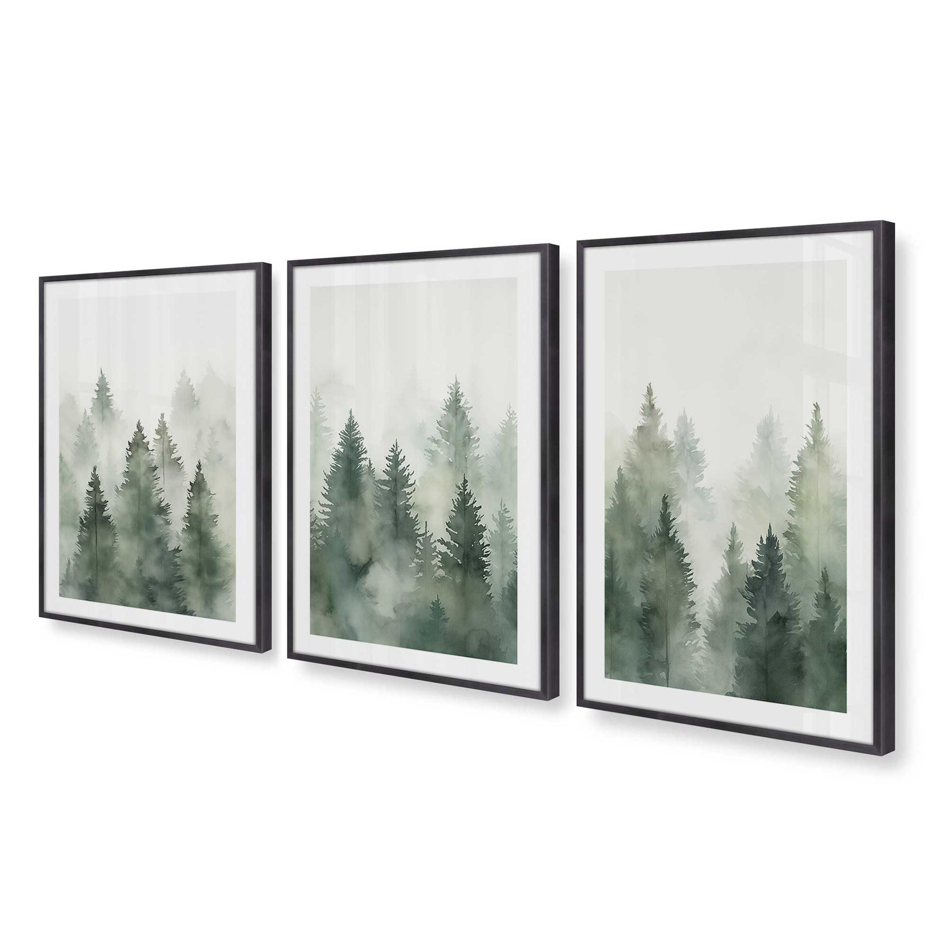 [Color:Weathered Zinc], Picture of art in a Weathered Zinc frame at an angle