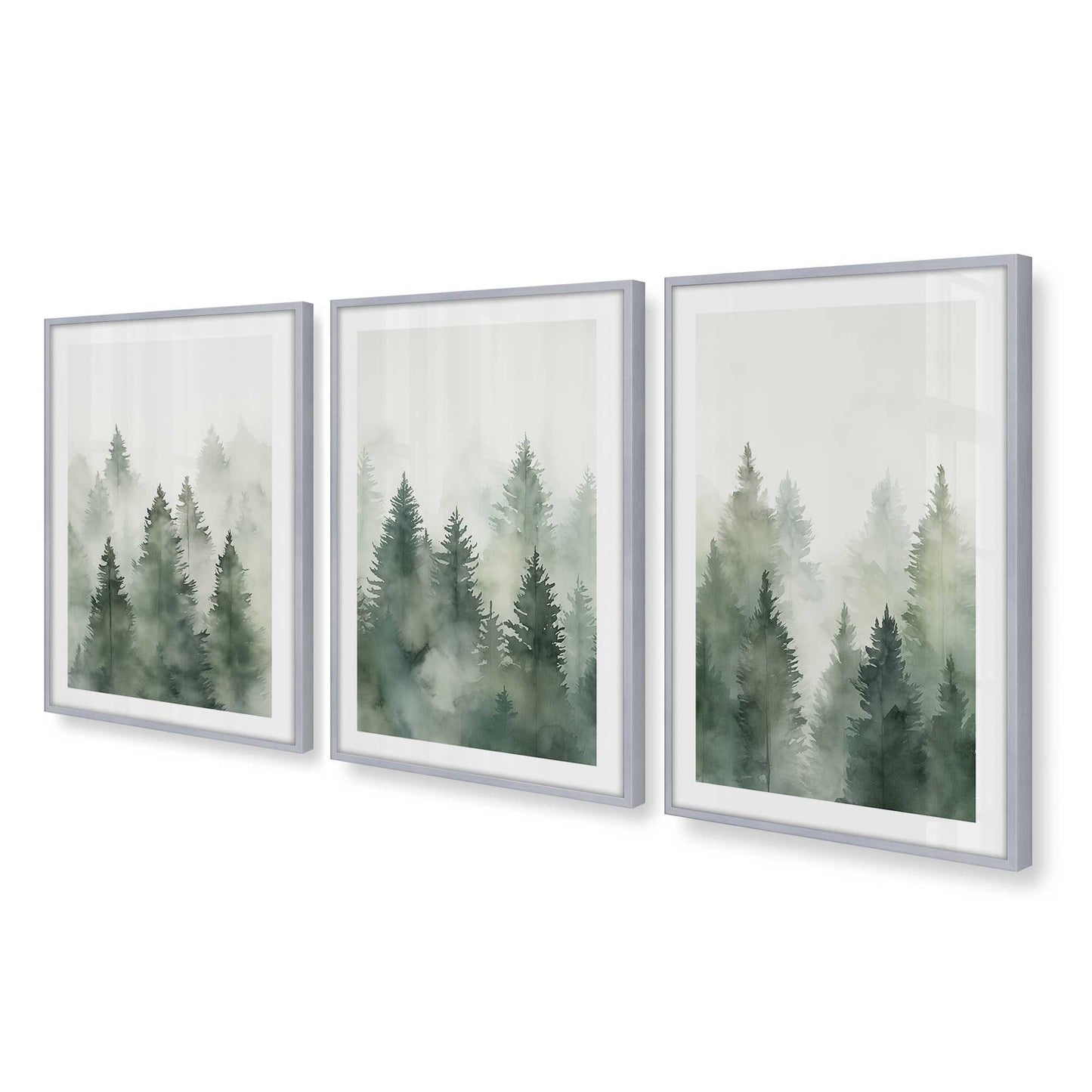 [Color:Polished Chrome], Picture of art in a Polished Chrome frame at an angle