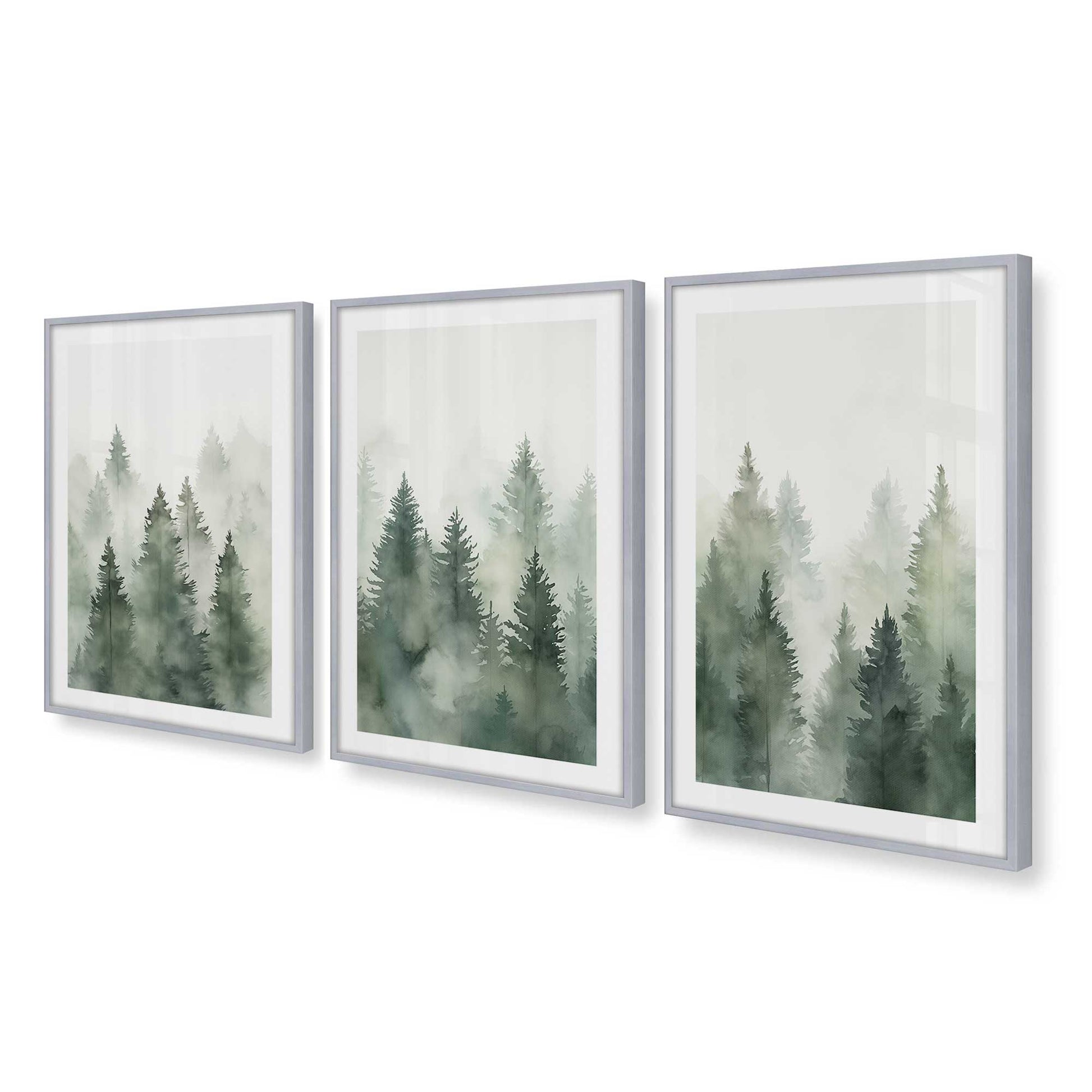 [Color:Polished Chrome], Picture of art in a Polished Chrome frame at an angle