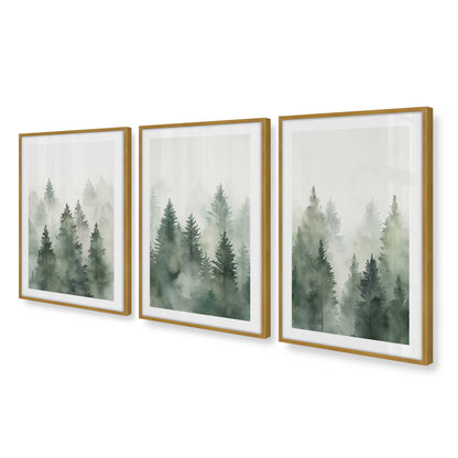 [Color:Polished Gold], Picture of art in a Polished Gold frame at an angle
