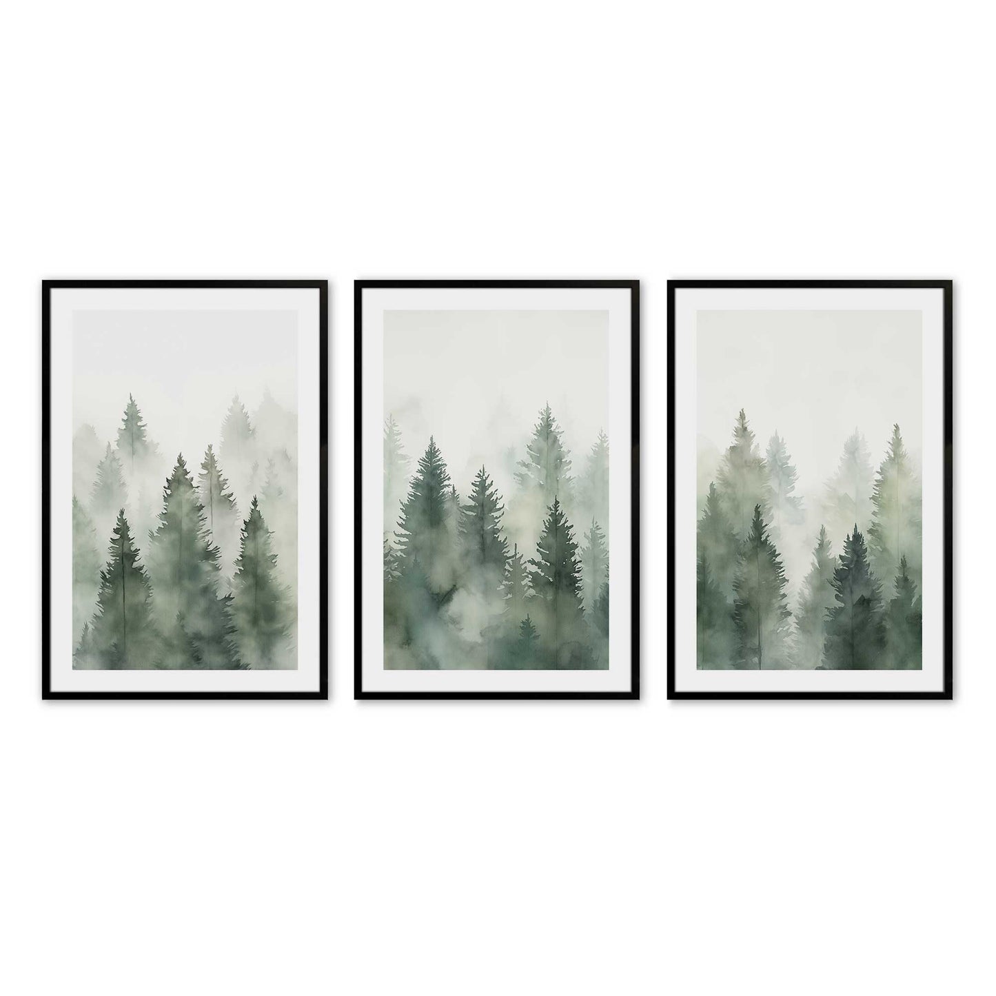 [Color:Satin Black], Picture of art in a Satin Black frame