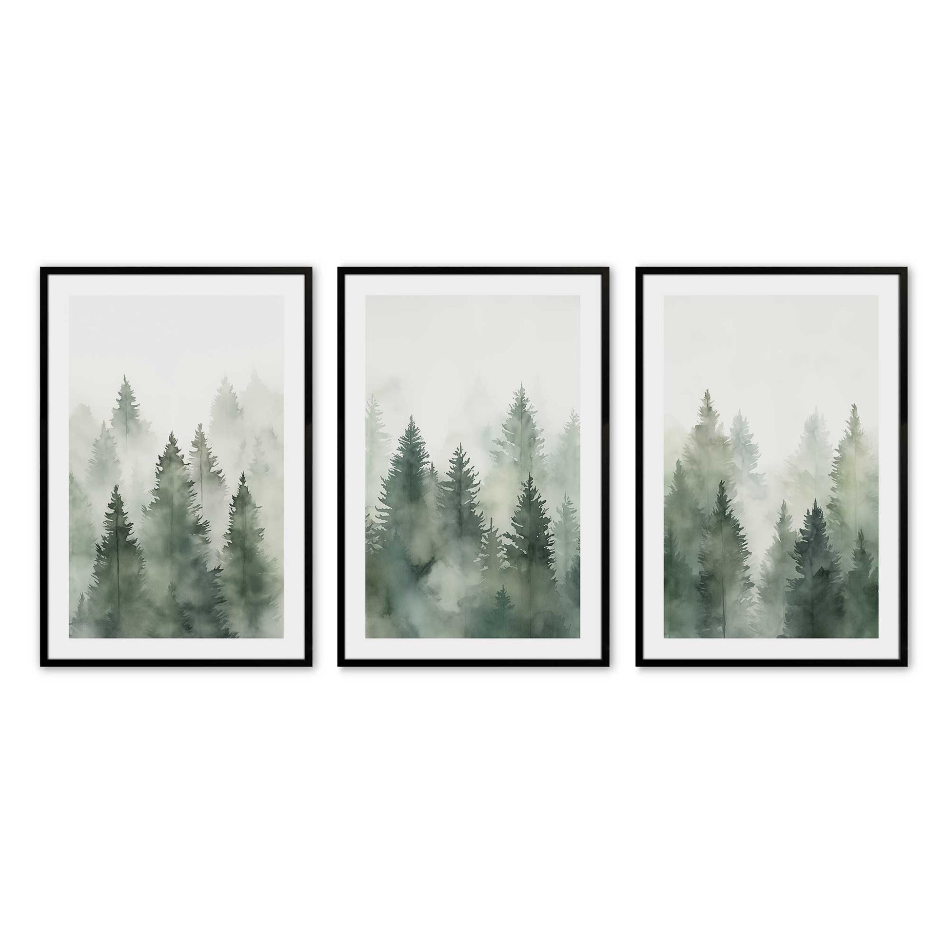 [Color:Satin Black], Picture of art in a Satin Black frame