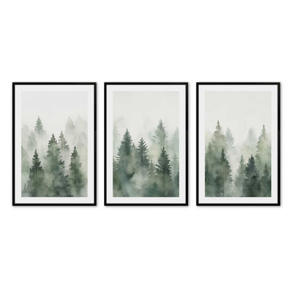[Color:Satin Black], Picture of art in a Satin Black frame