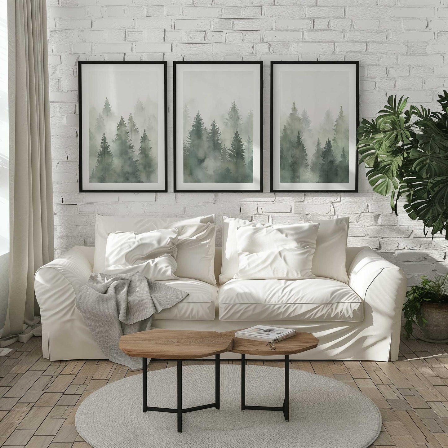 [Color:Satin Black], Picture of art in a Satin Black frame
