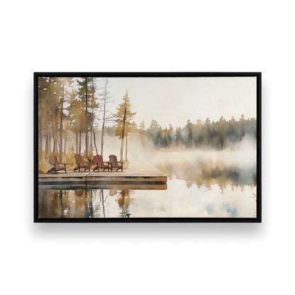 [Color:Satin Black], Picture of art in a Satin Black frame