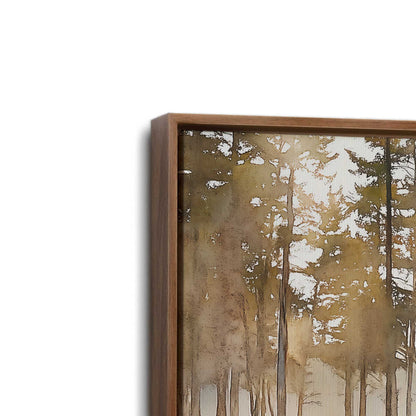 [Color:Walnut], Picture of art in a Walnut frame at an angle