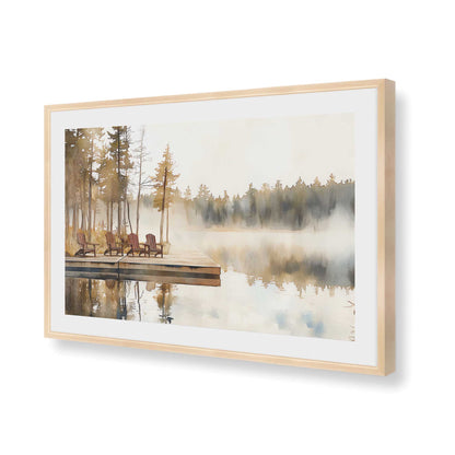 [Color:Raw Maple], Picture of art in a Raw Maple frame of the corner