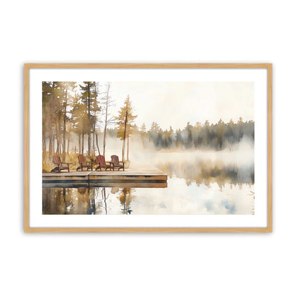 [Color:American Maple], Picture of art in a American Maple frame