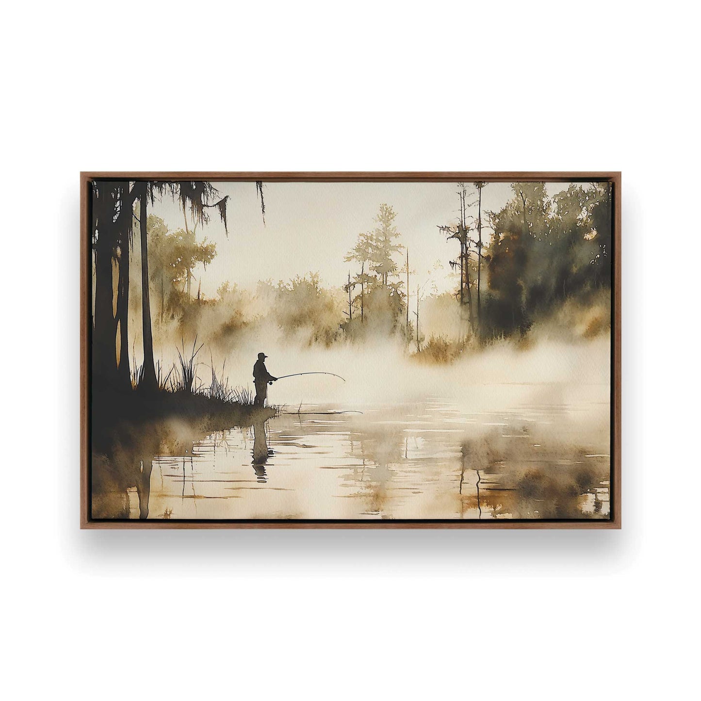 [Color:Walnut], Picture of art in a Walnut frame