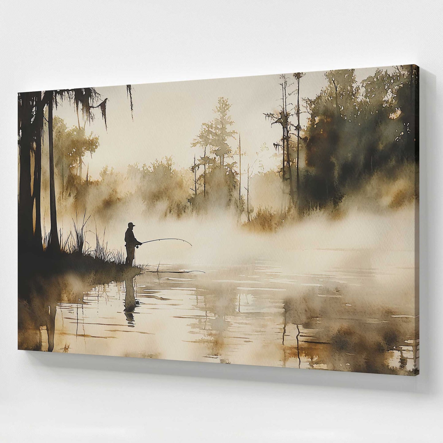 [Color:Stretched Canvas], Picture of art at an angle