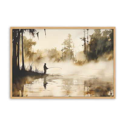 [Color:American Maple], Picture of art in a American Maple frame