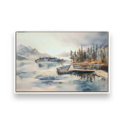 [Color:Opaque White], Picture of art in a White frame
