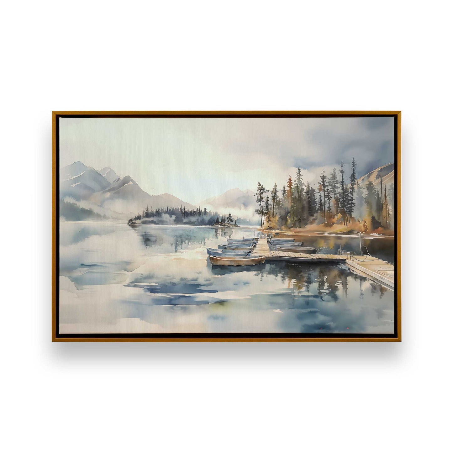 [Color:Polished Gold], Picture of art in a Polished Gold frame